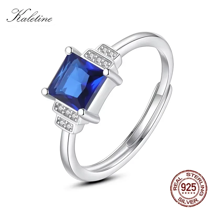 KALETINE 925 Sterling Silver Topaz Ring Women's 925 Sterling Silver Blue Stone Ring Wedding Exquisite Jewelry Gift Birthday Gift
KALETINE 925 Sterling Silver Topaz Ring Women's 925 Sterling Silver Blue Stone Ring Wedding Exquisite Jewelry Gift Birthday Gift