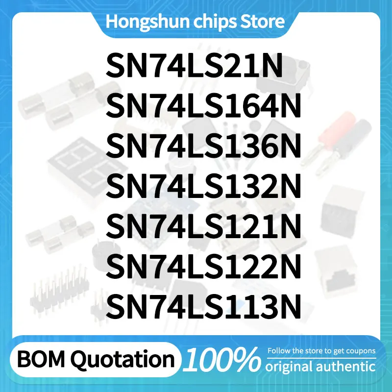 SN74LS164N SN74LS136N SN74LS132N SN74LS122N SN74LS121N SN74LS113N SN74LS21N Standard version
SN74LS164N SN74LS136N SN74LS132N SN74LS122N SN74LS121N SN74LS113N SN74LS21N Standard version
