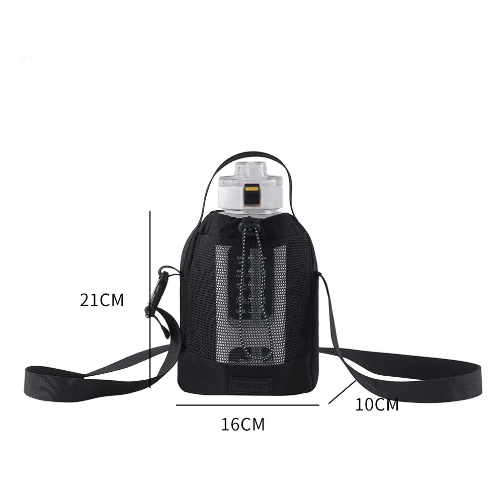 Сетчатая сумка-переноска для бутылки с водой на плечевом ремне, быстросохнущая передняя карманная сумка-держатель для бутылки с водой, ручка с большим отверстием
Сетчатая сумка-переноска для бутылки с водой на плечевом ремне, быстросохнущая передняя карманная сумка-держатель для бутылки с водой, ручка с большим отверстием
