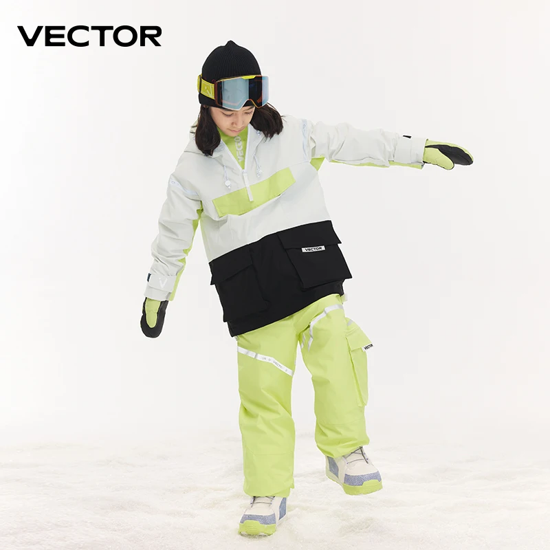 VECTOR Boy Girl Ski Jacket Ski Pants Children's Ski Set Winter Warm Windproof Waterproof Outdoor Sports Snowboard Coat Trousers
VECTOR Boy Girl Ski Jacket Ski Pants Children's Ski Set Winter Warm Windproof Waterproof Outdoor Sports Snowboard Coat Trousers