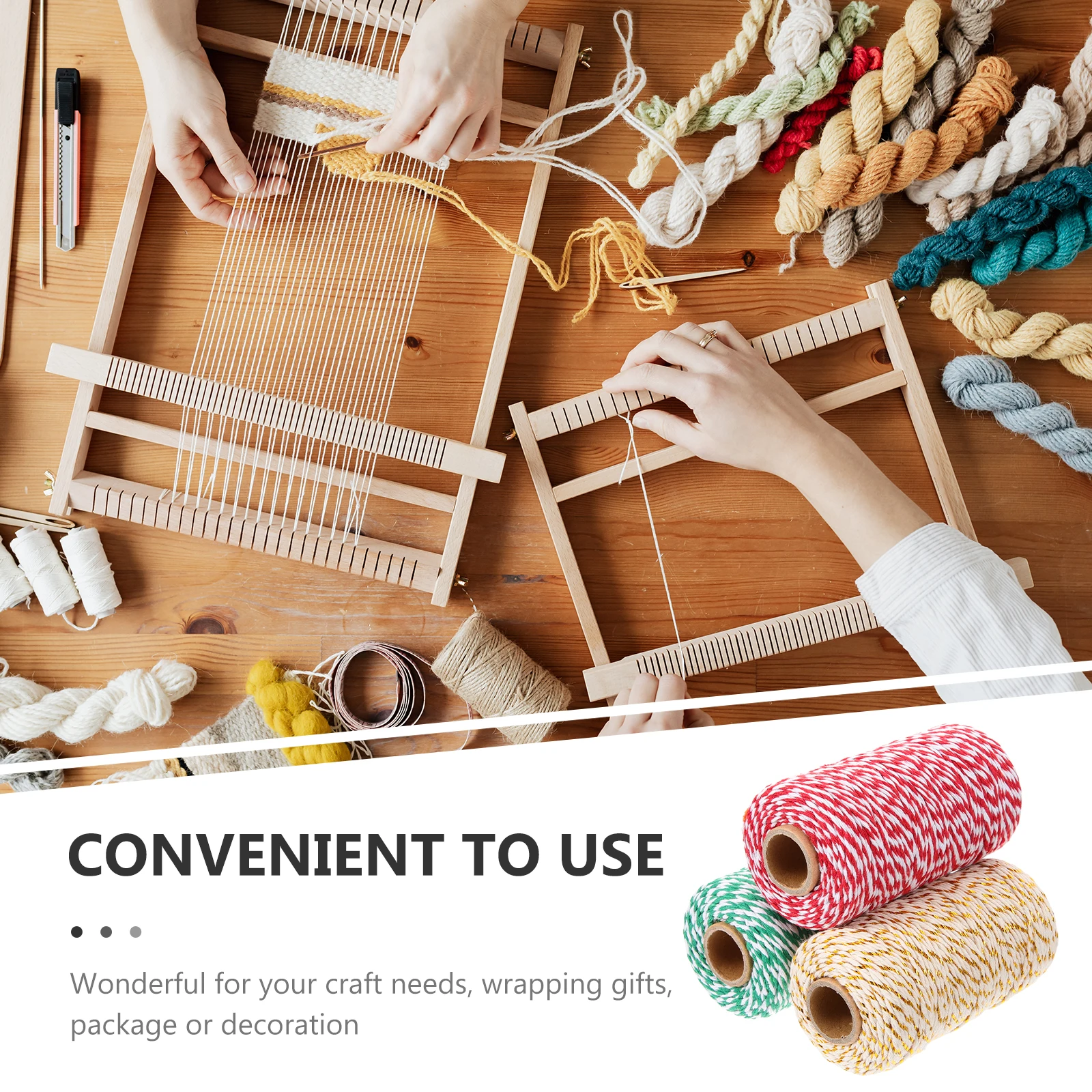 3 Pcs Two-color Colored Cotton Rope White Wrapping Twine Arts Craft Decoration
3 Pcs Two-color Colored Cotton Rope White Wrapping Twine Arts Craft Decoration