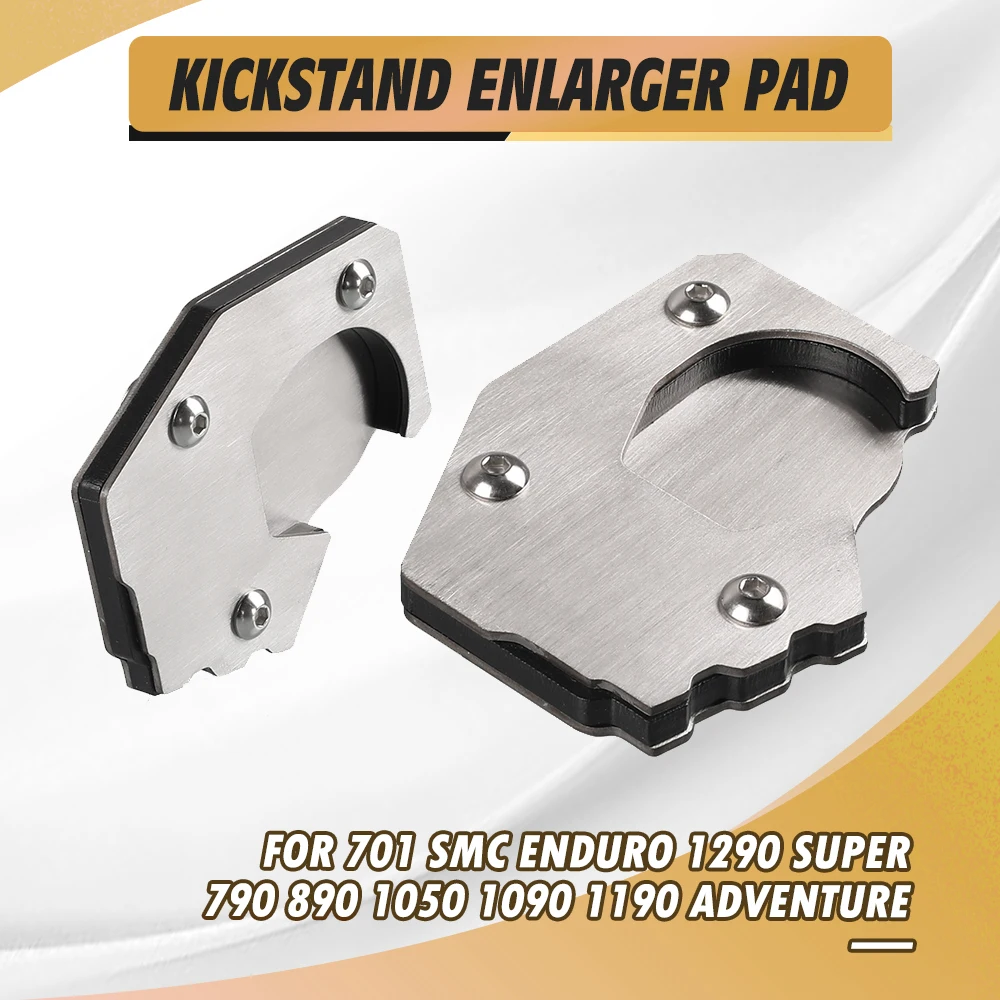 FOR Husqvarna 701 SMC Enduro 1290 Super Adventure R S T Kickstand Pad Side Stand Extension for 790 890 1050 1090 1190 Adventure
FOR Husqvarna 701 SMC Enduro 1290 Super Adventure R S T Kickstand Pad Side Stand Extension for 790 890 1050 1090 1190 Adventure