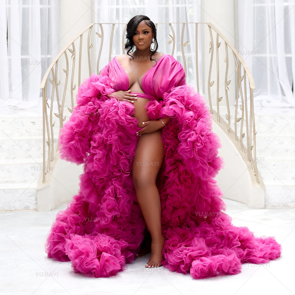 Maternity Prom Dresses Customized Photoshoot Tiered Ruffled Women Gown Nightgown Bridal Boudoir Lingerie Sleepwear Babyshower
Maternity Prom Dresses Customized Photoshoot Tiered Ruffled Women Gown Nightgown Bridal Boudoir Lingerie Sleepwear Babyshower