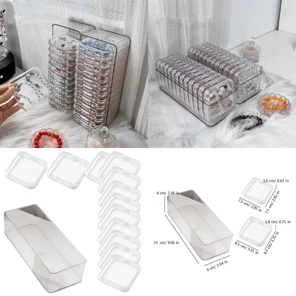 31BB Clear Acrylic Bracelet Container Dustproof Display Box for Jewelry Enthusiasts
31BB Clear Acrylic Bracelet Container Dustproof Display Box for Jewelry Enthusiasts