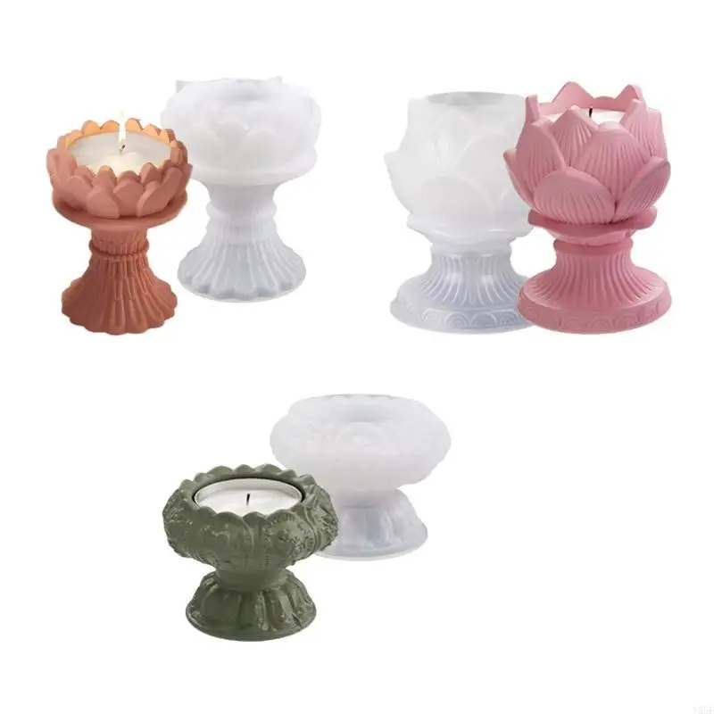 Y55F Lotuses Candlestick Силиконовая плесень
Y55F Lotuses Candlestick Силиконовая плесень
