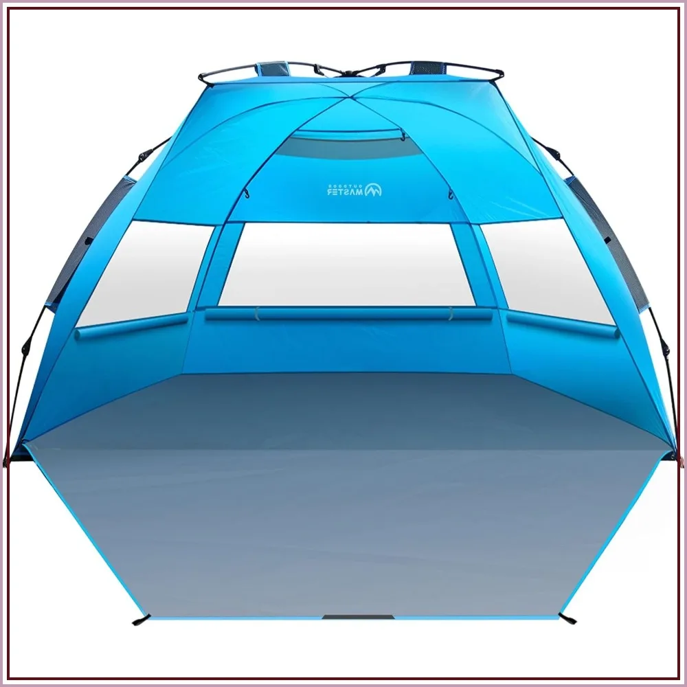 Pop Up Beach Tent for 3-4 Person, Instant Setup Sun Shelter with UPF50+ UV Protection, Portable Shade Canopy with Sandbags for Beach & Outdoor
Pop Up Beach Tent for 3-4 Person, Instant Setup Sun Shelter with UPF50+ UV Protection, Portable Shade Canopy with Sandbags for Beach & Outdoor