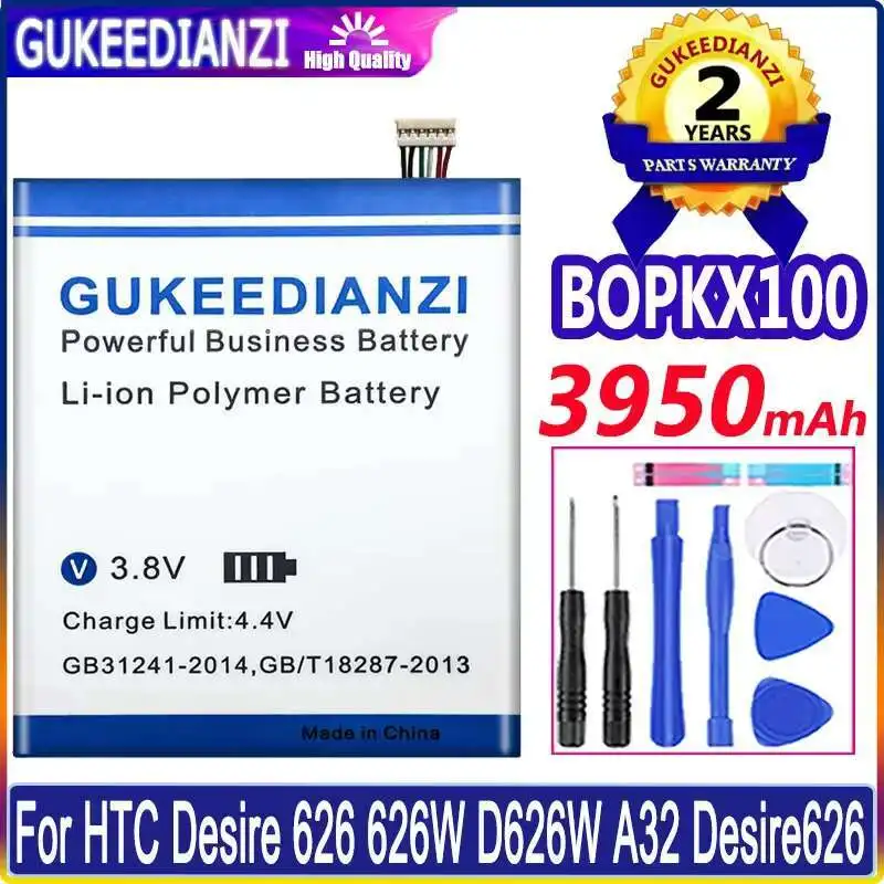 3950mAh Stable Premium Replacement BOPKX100 Mobile Phone Battery For Htc Desire 626 626W D626W A32 Desire626
3950mAh Stable Premium Replacement BOPKX100 Mobile Phone Battery For Htc Desire 626 626W D626W A32 Desire626