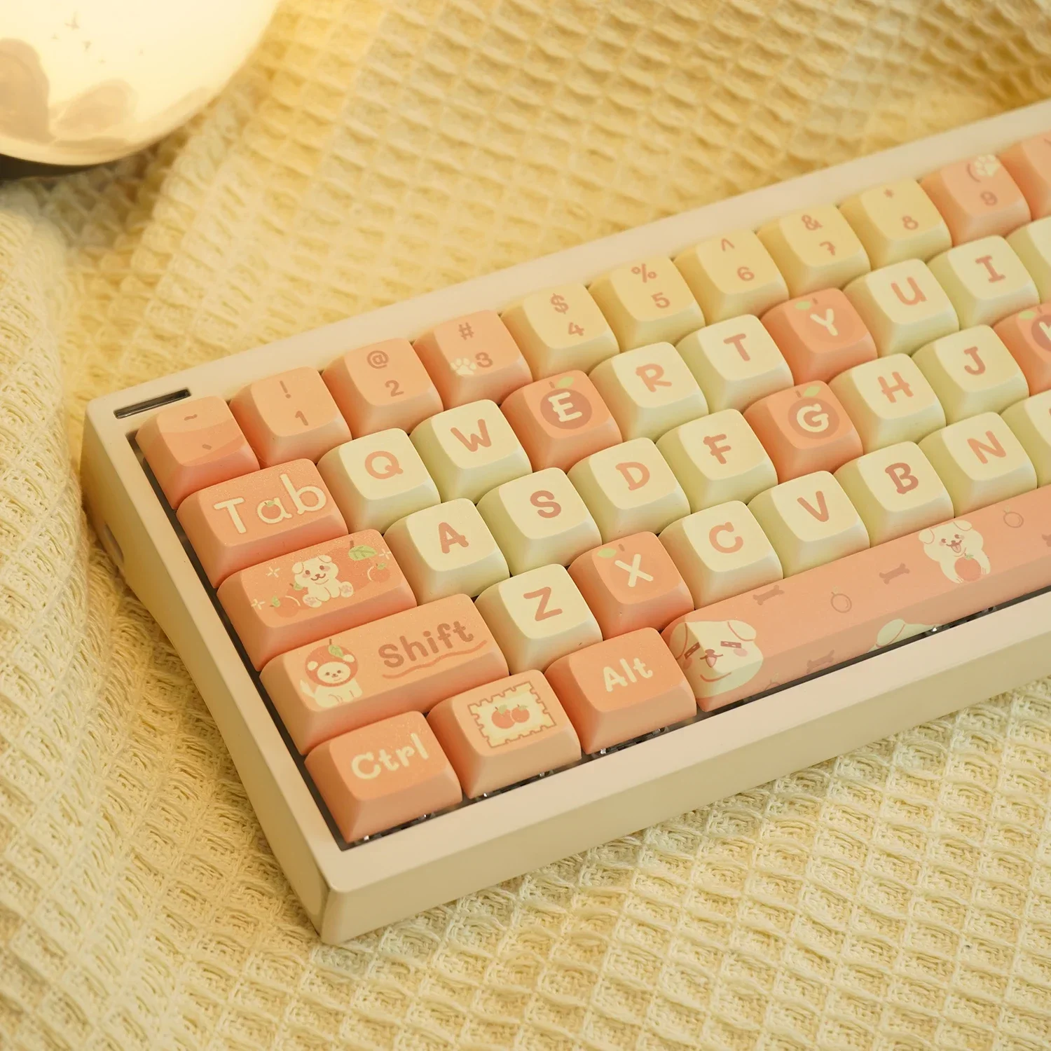 Personalized keycaps original orange puppy theme pbt keycaps small full set for mechanical keyboard women DIY
Personalized keycaps original orange puppy theme pbt keycaps small full set for mechanical keyboard women DIY