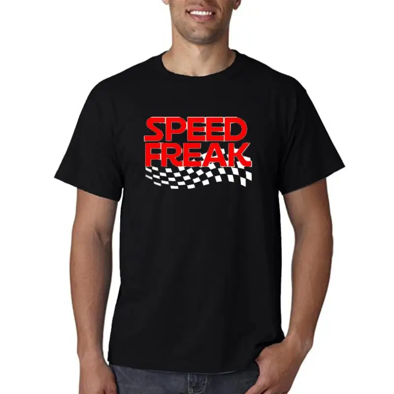 Title: Men T-Shirt 2022 Newest Speed Freak Racer Checkered Black and White Flag T-Shirt Tee Base Shirt
Title: Men T-Shirt 2022 Newest Speed Freak Racer Checkered Black and White Flag T-Shirt Tee Base Shirt