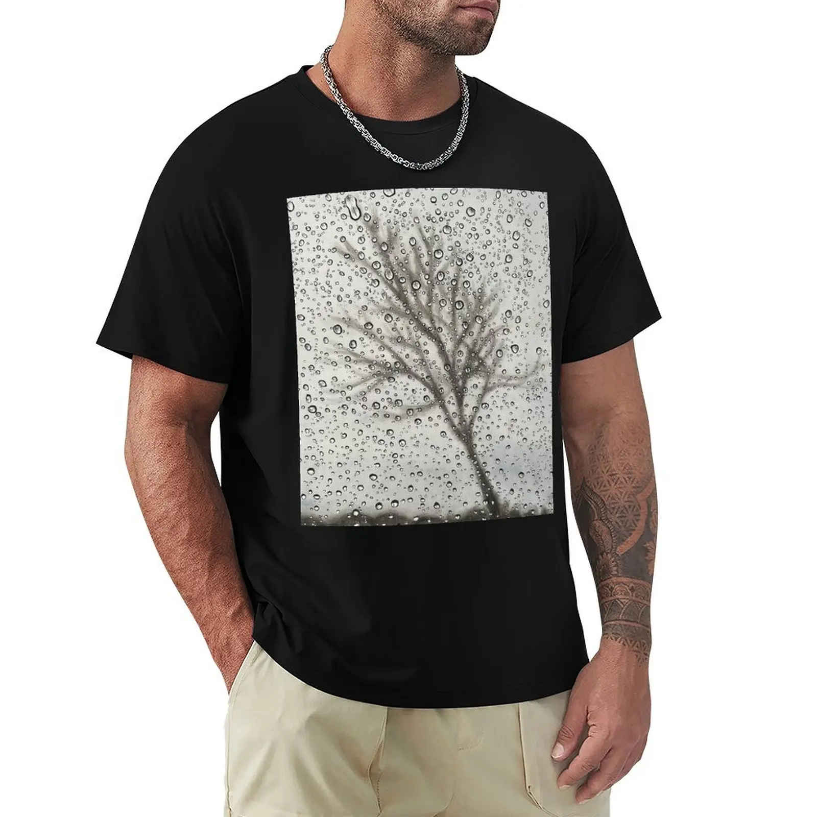 Raindrops – Watercolor Realism Art Print by Heather Pilapil T-Shirt hippie clothes summer clothes blacks Men's t-shirt
Raindrops – Watercolor Realism Art Print by Heather Pilapil T-Shirt hippie clothes summer clothes blacks Men's t-shirt