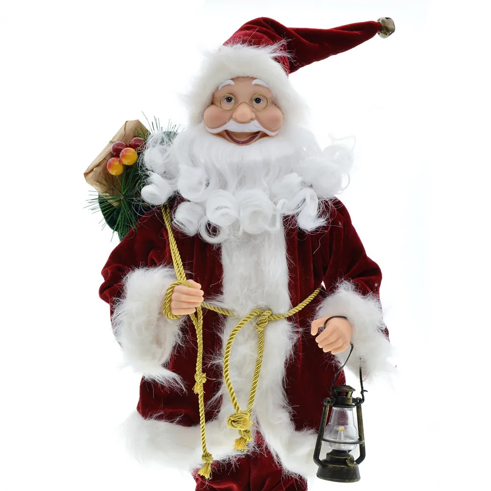 Big Santa Claus Plush Dolls Standing Toy Christmas Tree Decoration Figures Gift Kids New Year Home House Ornaments Decor Navidad
Big Santa Claus Plush Dolls Standing Toy Christmas Tree Decoration Figures Gift Kids New Year Home House Ornaments Decor Navidad