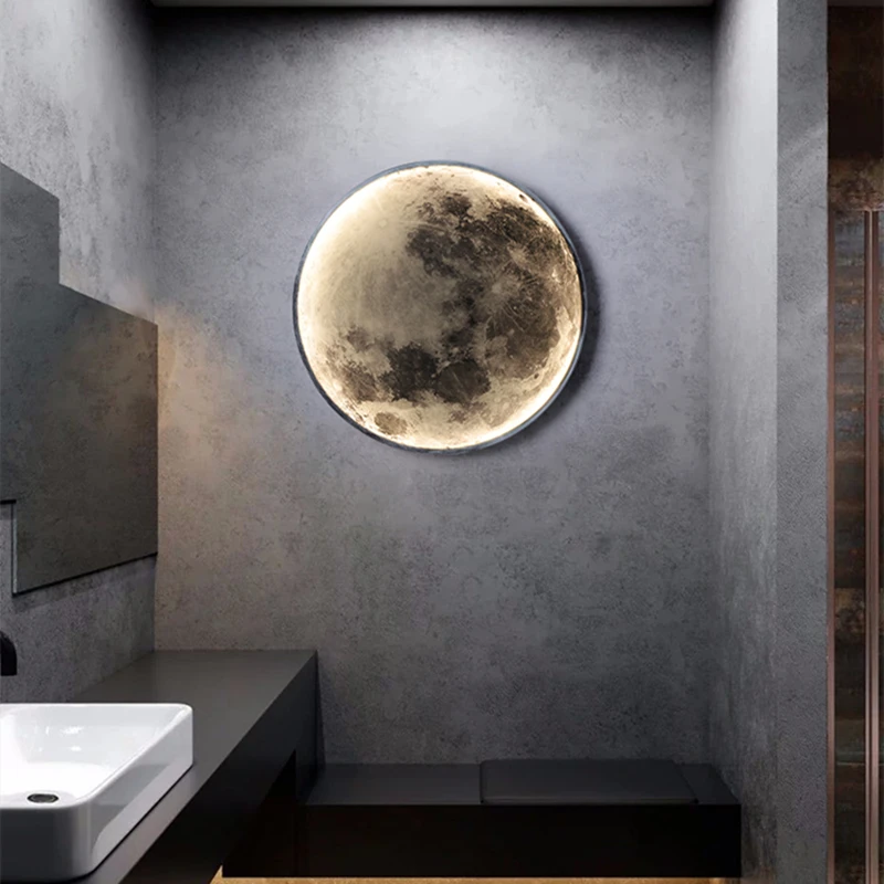 Moon wall lamp creative living room background wall lamp simple modern aisle corridor mural lamp bedroom wall lamp bedside lamp
Moon wall lamp creative living room background wall lamp simple modern aisle corridor mural lamp bedroom wall lamp bedside lamp