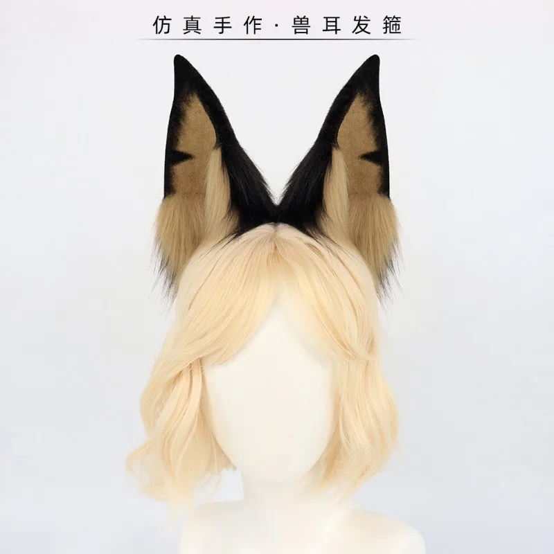 Handmade Doberman Ear Headband Plush Headgear Comic Exhibition Cosplay Dog Ear Props Simulation Beast Ear Hair Accessories
Handmade Doberman Ear Headband Plush Headgear Comic Exhibition Cosplay Dog Ear Props Simulation Beast Ear Hair Accessories