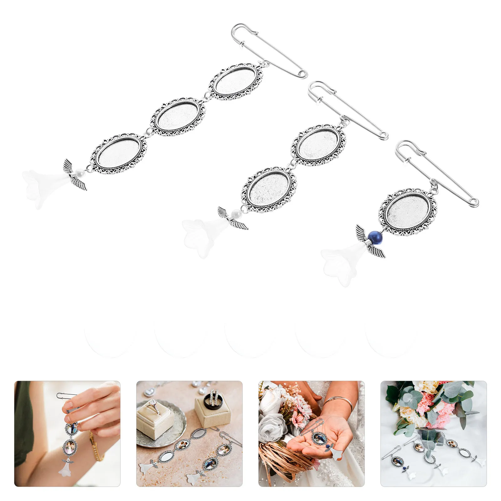 3Pcs Oval Picture Frame Charm DIY Photo Pendant Trays for Bouquet Memorial Photo Frame Charm Decor Keepsake Gift
3Pcs Oval Picture Frame Charm DIY Photo Pendant Trays for Bouquet Memorial Photo Frame Charm Decor Keepsake Gift