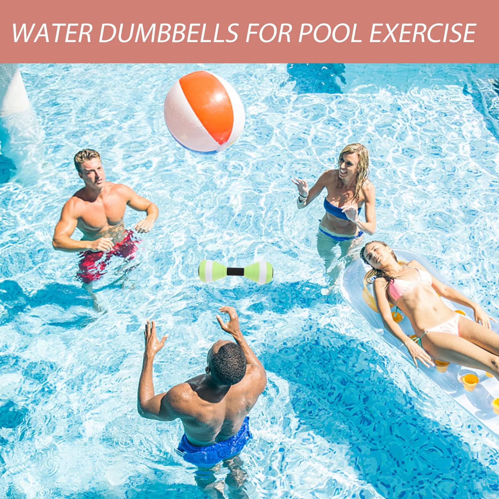 EVA Water Sports Dumbbells Aquatic Exercise Pool Floating Gym Weights Ideal Pool Workout Equipment Suitable Yoga Fitness
EVA Water Sports Dumbbells Aquatic Exercise Pool Floating Gym Weights Ideal Pool Workout Equipment Suitable Yoga Fitness