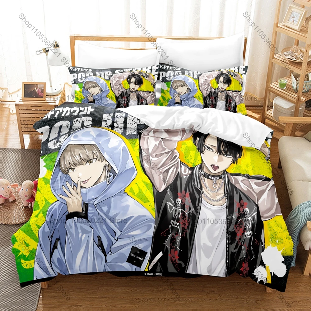 Personality Dead Account Themed Bedding Set New Soft Quilt Cover Set Zipper Closure Bed Set for Anime Lovers Teens Adults Home T
Personality Dead Account Themed Bedding Set New Soft Quilt Cover Set Zipper Closure Bed Set for Anime Lovers Teens Adults Home T