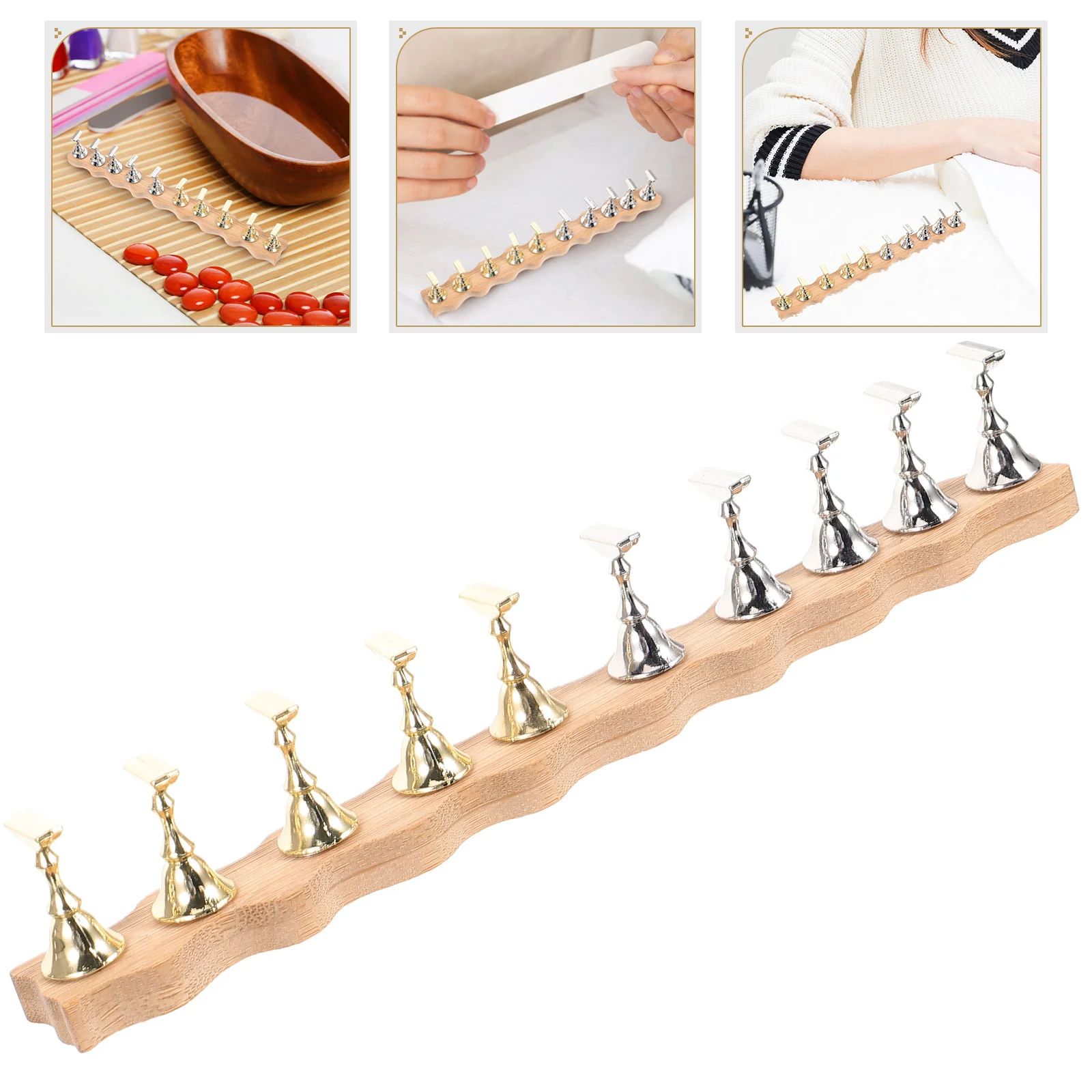 1 Set Manicure Practice Display Stand Decorative Rack Fake Tools Practice Hand Press On Holder Nail Display Holder 
1 Set Manicure Practice Display Stand Decorative Rack Fake Tools Practice Hand Press On Holder Nail Display Holder