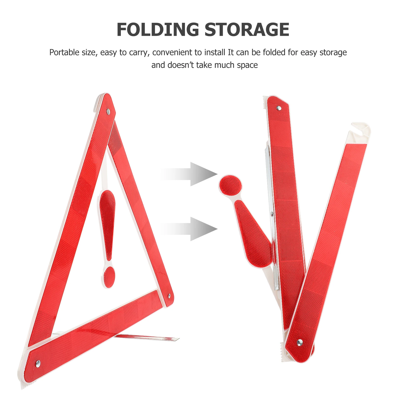 2Pcs 39cm Warning Sign Car Safety Triangle Sturdy Portable Foldable Plastic Tripod Motorcycle Accessories
2Pcs 39cm Warning Sign Car Safety Triangle Sturdy Portable Foldable Plastic Tripod Motorcycle Accessories