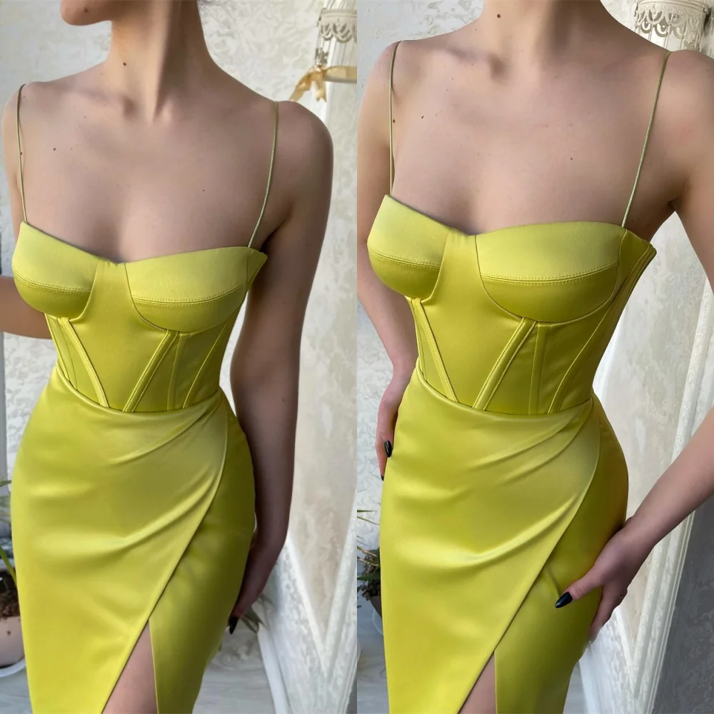 Customized Modern Green Satin Evening Dresses Classic Strapless Sleeveless Homecoming Dresses Temperament Special Occasion Gowns
Customized Modern Green Satin Evening Dresses Classic Strapless Sleeveless Homecoming Dresses Temperament Special Occasion Gowns