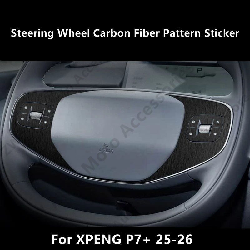 For XPENG P7+ 25-26 Steering Wheel Carbon Fiber Pattern Sticker Protective Film Modification Accessories Refit
For XPENG P7+ 25-26 Steering Wheel Carbon Fiber Pattern Sticker Protective Film Modification Accessories Refit