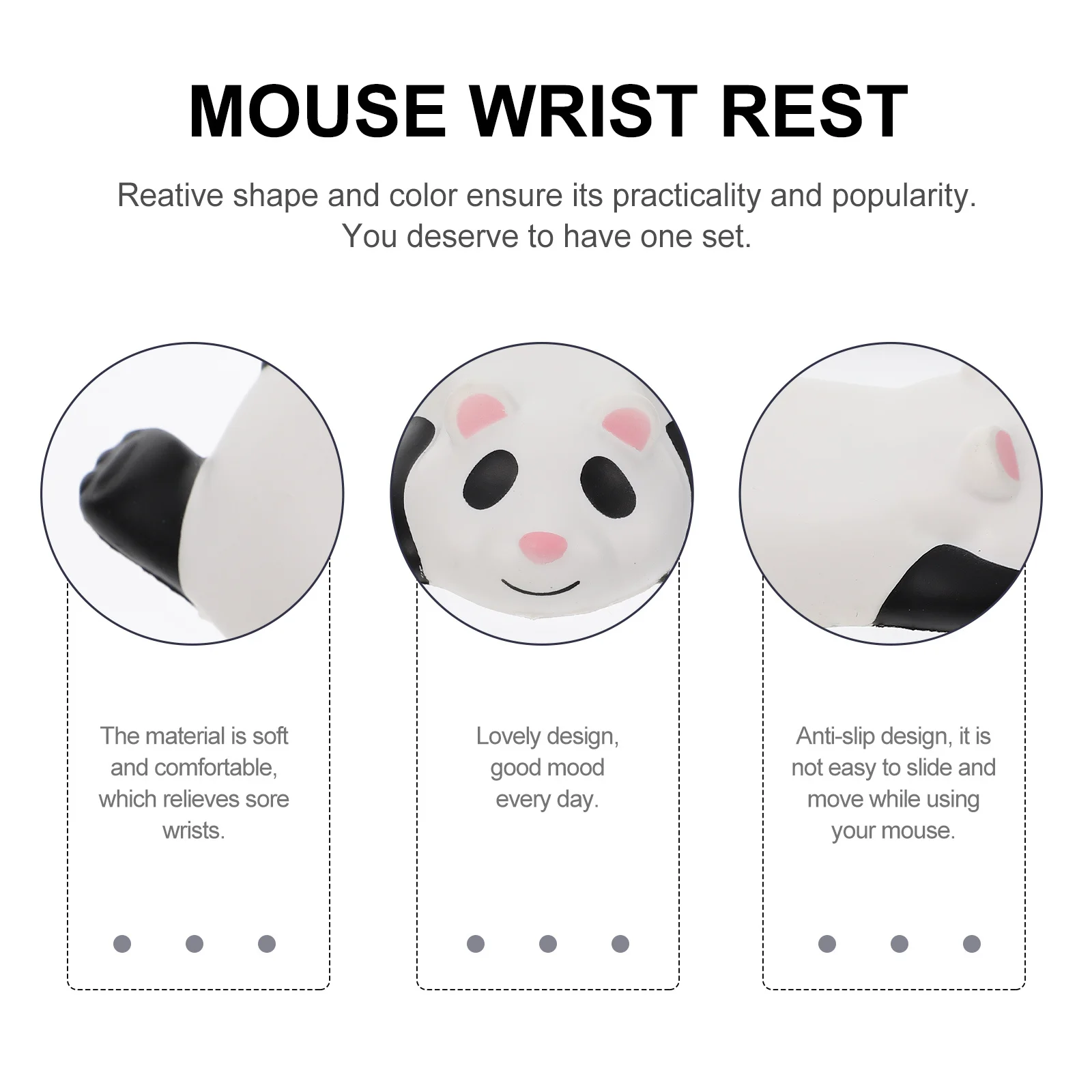 Portable Lightweight Panda Wrist Pillow Cartoon Design Soft Comfortable Quality Elasticity Ideal for Home Office Gaming Travel
Portable Lightweight Panda Wrist Pillow Cartoon Design Soft Comfortable Quality Elasticity Ideal for Home Office Gaming Travel