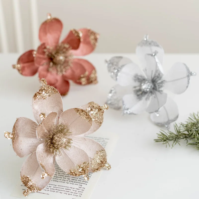 Simulation Christmas Flower with Sequins, Xmas Magnolia, Christmas Tree Wreath Accessories, Noel Natal Navidad Fake Flower, 20cm
Simulation Christmas Flower with Sequins, Xmas Magnolia, Christmas Tree Wreath Accessories, Noel Natal Navidad Fake Flower, 20cm