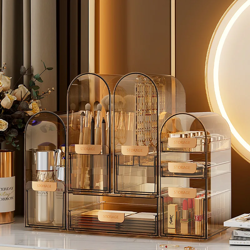 Acrylic Desktop Cosmetics Storage Box Large Capacity Drawer Type Skincare Lipstick Organizer Earrings Jewelry Storage Container
Acrylic Desktop Cosmetics Storage Box Large Capacity Drawer Type Skincare Lipstick Organizer Earrings Jewelry Storage Container