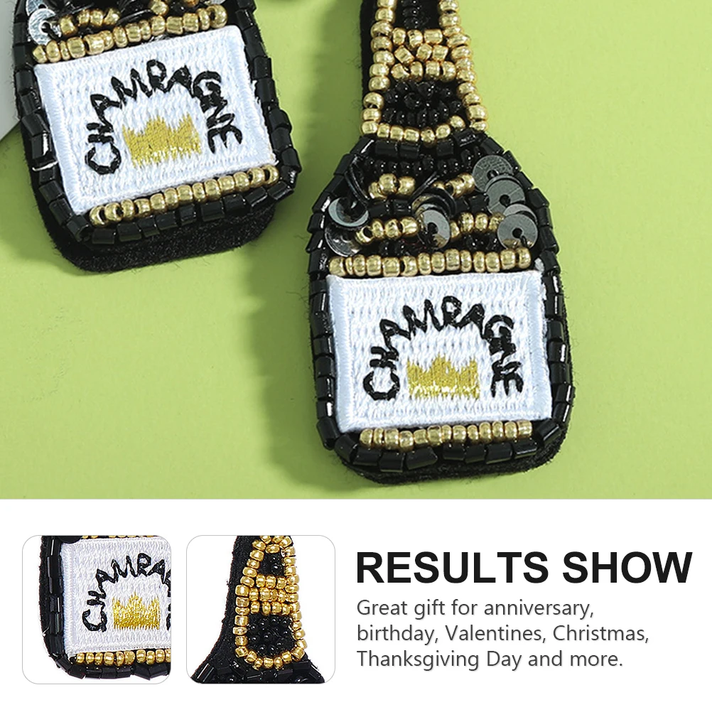 Retro Bead Earrings Sequins Dangle Women Jewelry Vintage Bottle Style Comfortable Charm Festival Daily Life Chic Design 
Retro Bead Earrings Sequins Dangle Women Jewelry Vintage Bottle Style Comfortable Charm Festival Daily Life Chic Design