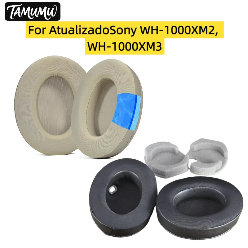 Sport Cooling-Gel Replacement Ear Pads for Sony WH-1000XM2, WH-1000XM3 Headphones Ear Cushions, Headset Ear Cover Earpads
Sport Cooling-Gel Replacement Ear Pads for Sony WH-1000XM2, WH-1000XM3 Headphones Ear Cushions, Headset Ear Cover Earpads