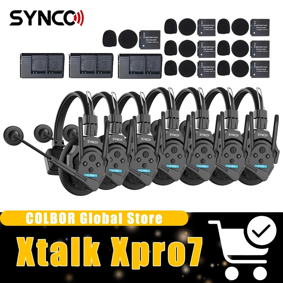 SYNCO Xtalk Xpro7 Беспроводная удаленная гарнитура с одним ухом и шумоподавлением, гарнитура для внутренней связи для видеостудии
SYNCO Xtalk Xpro7 Беспроводная удаленная гарнитура с одним ухом и шумоподавлением, гарнитура для внутренней связи для видеостудии