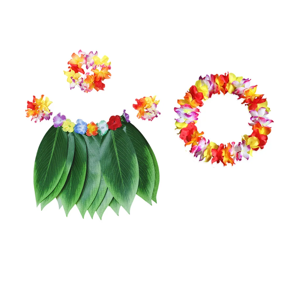 1 Set Hawaiian Party Colored Costume Set Artificial Leaf Grass Skirt Bracelets Headband Set Tropical Beach Luau Party Fancy
1 Set Hawaiian Party Colored Costume Set Artificial Leaf Grass Skirt Bracelets Headband Set Tropical Beach Luau Party Fancy