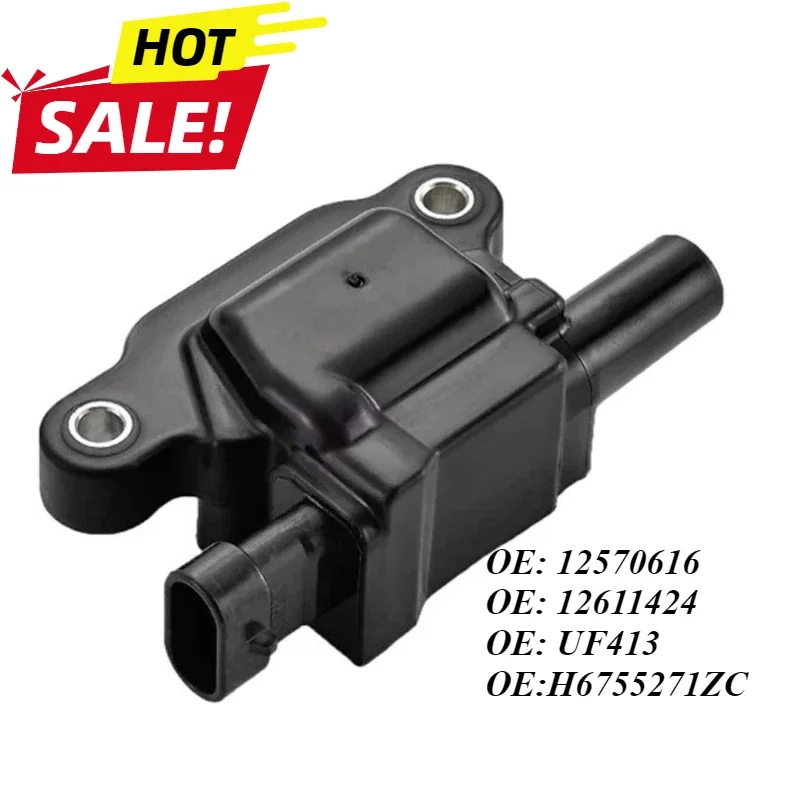 Square Ignition Coils for Chevy Silverado Tahoe GMC Sierra Envoy Hummer 4.8L 5.3L 12570616 12611424 UF413 8125706160 C1511 
Square Ignition Coils for Chevy Silverado Tahoe GMC Sierra Envoy Hummer 4.8L 5.3L 12570616 12611424 UF413 8125706160 C1511