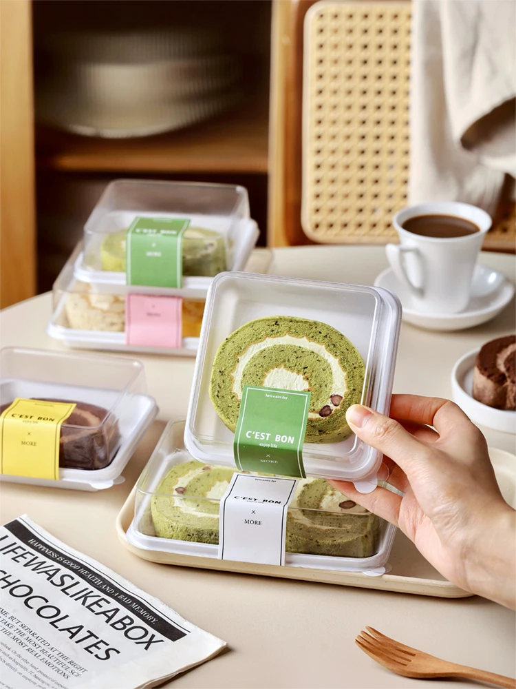 Transparent Cake Slice Paaging Box Single Piece Baking Pastry French Bread Wrap Box Japanese Sle Tiger Skin Roll Box
Transparent Cake Slice Paaging Box Single Piece Baking Pastry French Bread Wrap Box Japanese Sle Tiger Skin Roll Box