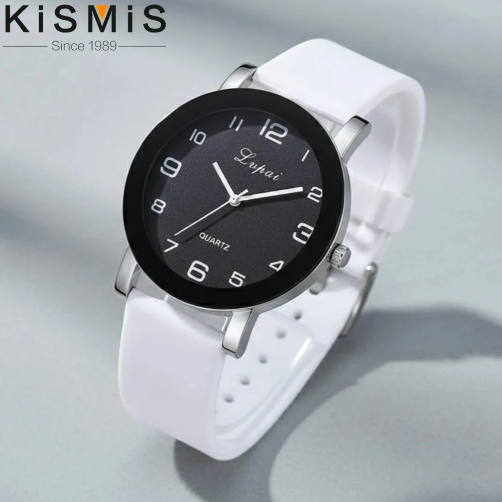Fashion Simple White Leather Quartz Watch for Women Dress Ladies Wristwatch 4 Colors Optional
Fashion Simple White Leather Quartz Watch for Women Dress Ladies Wristwatch 4 Colors Optional
