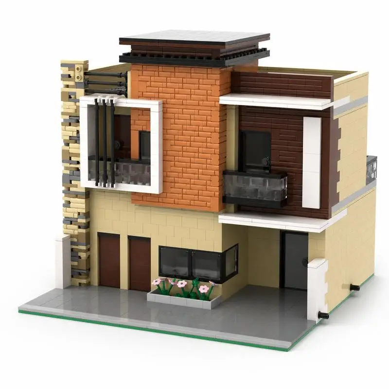 NEW 2219Parts Modern House MOC Contemporary Architecture Model Custom Puzzle DIY Assembly Creative Blocks Toy Home Display Gift
NEW 2219Parts Modern House MOC Contemporary Architecture Model Custom Puzzle DIY Assembly Creative Blocks Toy Home Display Gift