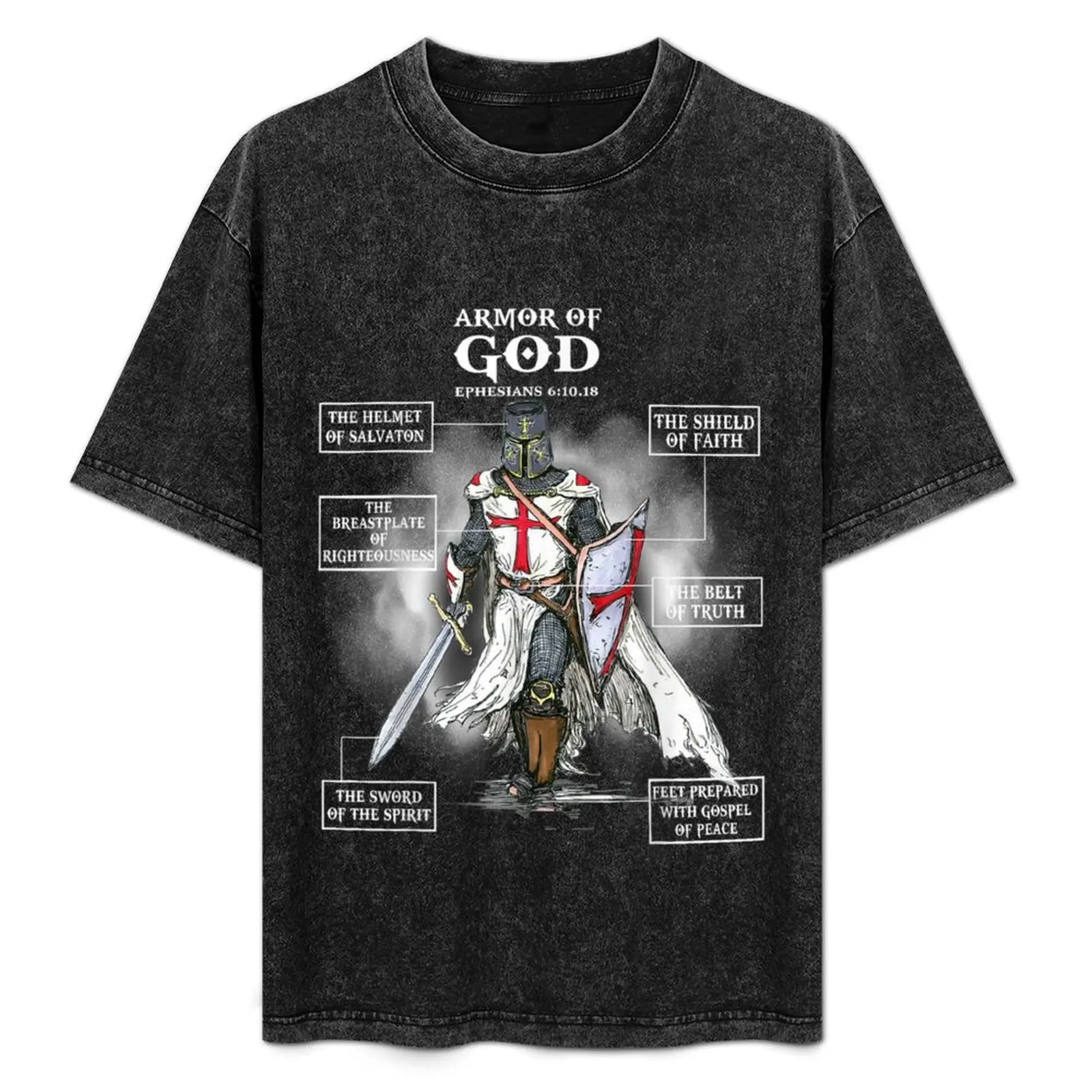 Armor Of God Bible Verse Great Gift For Religious Christian T-Shirt Plus Size Simple Casual Top
Armor Of God Bible Verse Great Gift For Religious Christian T-Shirt Plus Size Simple Casual Top