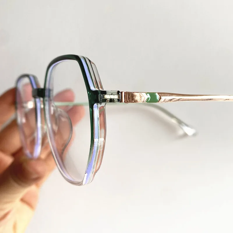 Fashion Optical Eyeglass Women Spectacles Gradient Color Frame Google Irregular Ornamental Anti-Blue Light Glasses
Fashion Optical Eyeglass Women Spectacles Gradient Color Frame Google Irregular Ornamental Anti-Blue Light Glasses