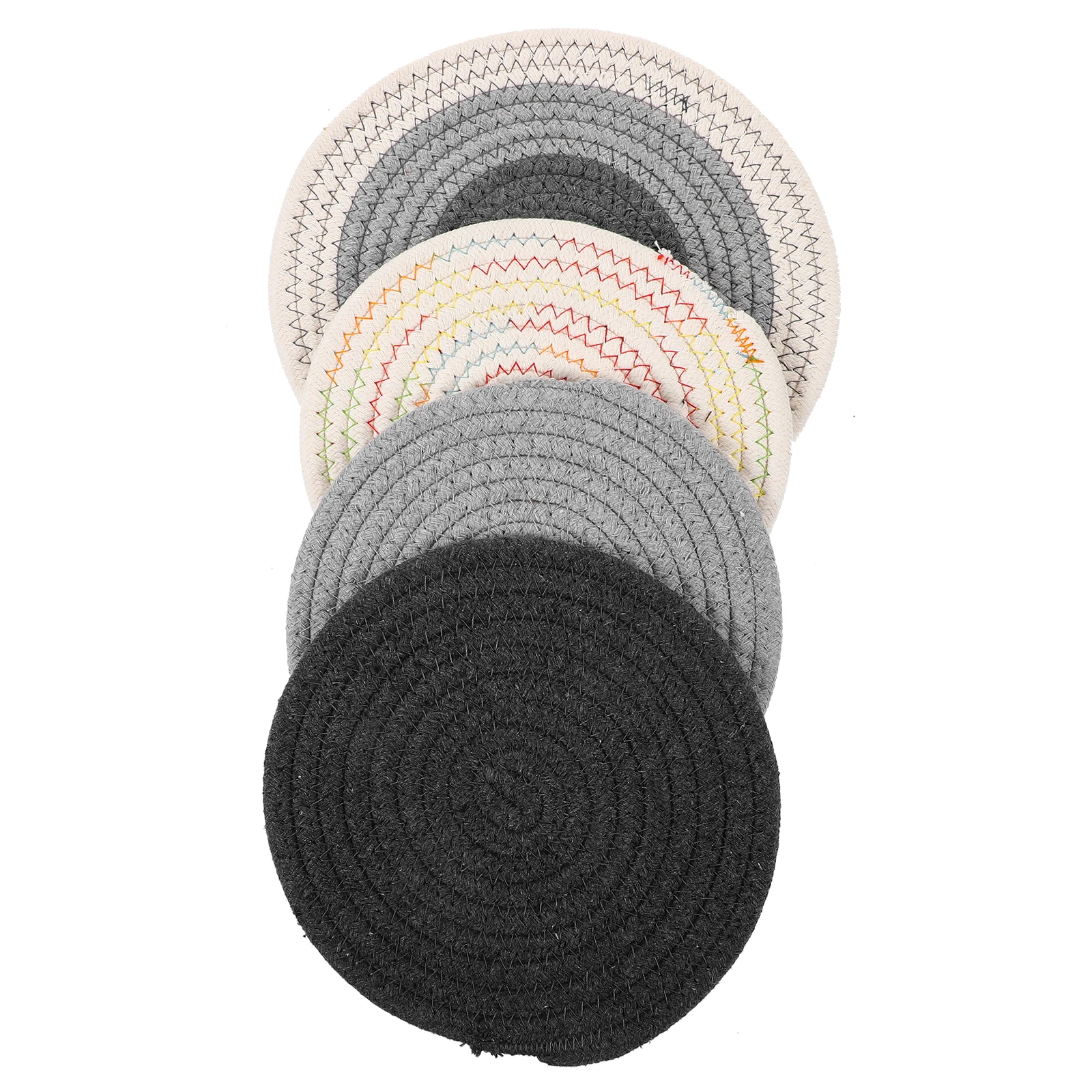 4 Pcs Woven Placemats 24cm 18cm Cotton Rope Trivets Hot Dishes Coasters Table Protection Kitchen Accessories Farmhouse Style
4 Pcs Woven Placemats 24cm 18cm Cotton Rope Trivets Hot Dishes Coasters Table Protection Kitchen Accessories Farmhouse Style