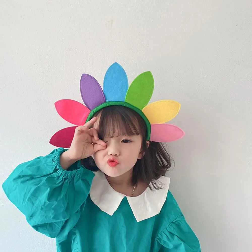 Fashion Cloth Multi-color Niche Design Holiday Gift Girl Hair Band Children's Day Headdress Sunflower Headband Kids Hair Hoop
Fashion Cloth Multi-color Niche Design Holiday Gift Girl Hair Band Children's Day Headdress Sunflower Headband Kids Hair Hoop