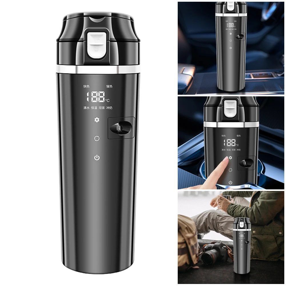 12V/24V Car Heated Smart Mug Smart Temperature Control Car Heating Cup Digital LCD Display Water Warmer Bottle 500ML Thermos Cup
12V/24V Car Heated Smart Mug Smart Temperature Control Car Heating Cup Digital LCD Display Water Warmer Bottle 500ML Thermos Cup