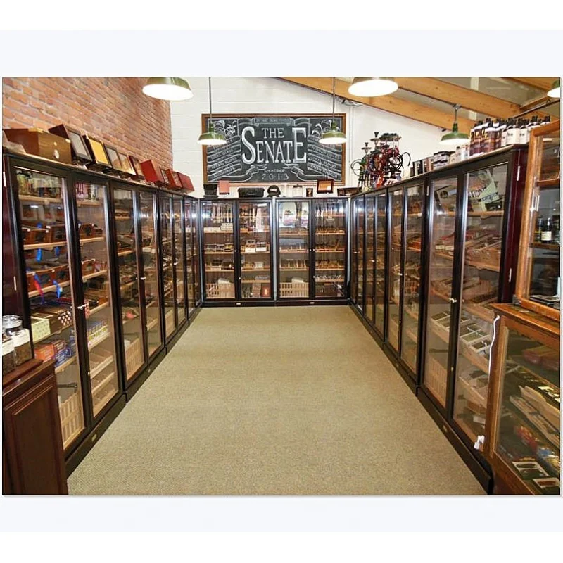 custom.Elegant Commercial Smoke Store Display Cabinet Spanish Cedar Wood Cigar Cabinet Humidor with Doors
custom.Elegant Commercial Smoke Store Display Cabinet Spanish Cedar Wood Cigar Cabinet Humidor with Doors