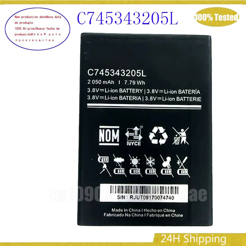 for BLU C745343205L 3.8V 2050mAh battery sku
for BLU C745343205L 3.8V 2050mAh battery sku