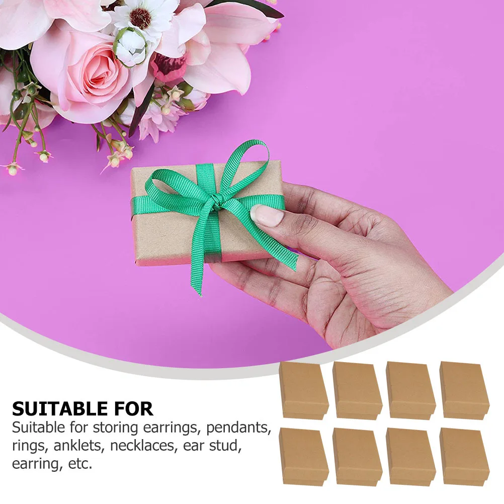 24Pcs Retro Kraft Paper Jewelry Boxes Durable Gift Wrapping Storage Necklace Earrings Case Kraft Paper Jewelry Case
24Pcs Retro Kraft Paper Jewelry Boxes Durable Gift Wrapping Storage Necklace Earrings Case Kraft Paper Jewelry Case