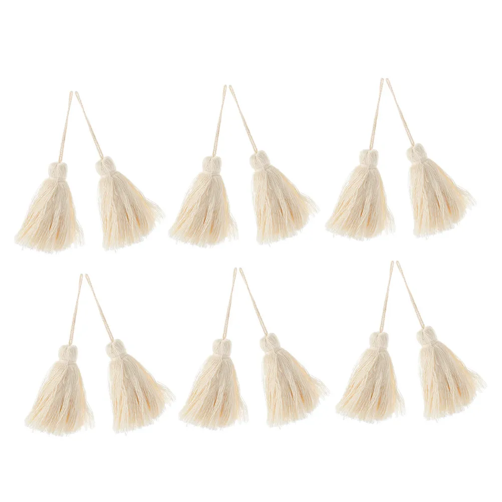 15Pcs Cotton Thread Tassels Soft Mini Hanging Loops for DIY Craft Projects Home Decor Keychains Bookmarks Decorations
15Pcs Cotton Thread Tassels Soft Mini Hanging Loops for DIY Craft Projects Home Decor Keychains Bookmarks Decorations