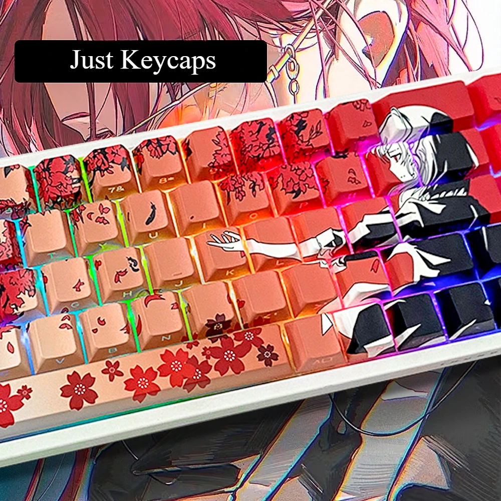 130 Keys Sakura Raven Keycaps PBT Sublimation Side Light Mx Keycaps Gaming Cherry Profile Mechanical Keyboard Keycaps
130 Keys Sakura Raven Keycaps PBT Sublimation Side Light Mx Keycaps Gaming Cherry Profile Mechanical Keyboard Keycaps
