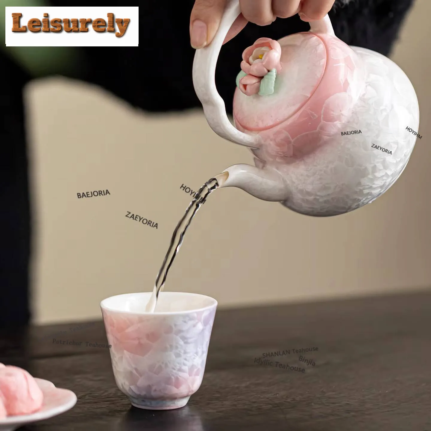 150ml Crystal Glaze Kiln Fambe Teapot Luxury Tea Infuser Pot Tea Making Kettle With Strainer Tea Services Accessories Decoration
150ml Crystal Glaze Kiln Fambe Teapot Luxury Tea Infuser Pot Tea Making Kettle With Strainer Tea Services Accessories Decoration