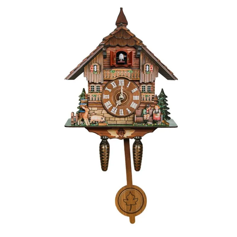Wooden Hanging Wall Clock Bird Alarm Clock Cuckoo Clocks For Home Kid's Room Decoration Quartz Watch Decorative Home Decor
Wooden Hanging Wall Clock Bird Alarm Clock Cuckoo Clocks For Home Kid's Room Decoration Quartz Watch Decorative Home Decor