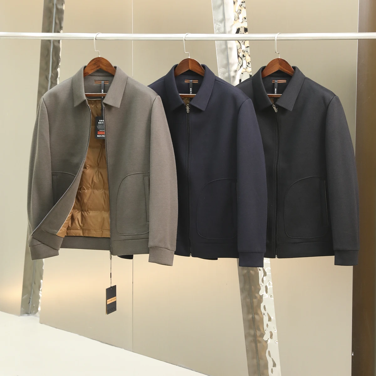 Luxury Woolen Executive down Jaet Men's High-End Busin Winter Coat 90 Goose down Filling Faion Urban Sle Windproof
Luxury Woolen Executive down Jaet Men's High-End Busin Winter Coat 90 Goose down Filling Faion Urban Sle Windproof