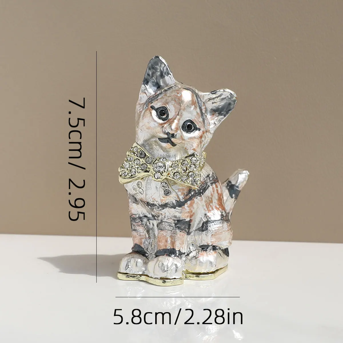 Cute Crown Cat, Decorative Box Ornament, Enamel Color, Alloy Jewelry Box, Creative, Small Gifts
Cute Crown Cat, Decorative Box Ornament, Enamel Color, Alloy Jewelry Box, Creative, Small Gifts