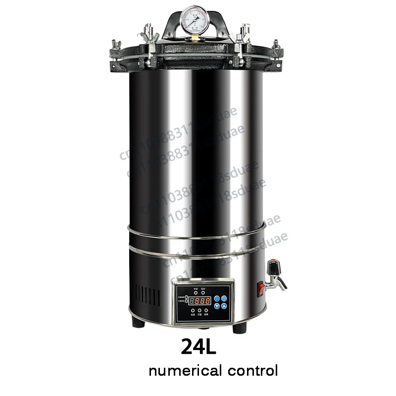 Stainless Steel Automatic Steam Sterilizer Autoclave Pot Laboratory Medical Vertical Sterilization Pot 12L/18L/25L
Stainless Steel Automatic Steam Sterilizer Autoclave Pot Laboratory Medical Vertical Sterilization Pot 12L/18L/25L